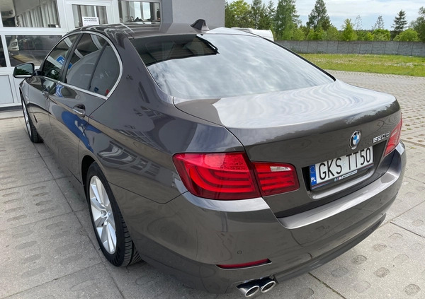 BMW Seria 5 cena 56900 przebieg: 236000, rok produkcji 2013 z Kościerzyna małe 211